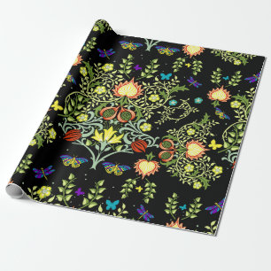 William Morris Bloemen Cadeaupapier
