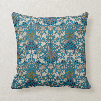 William Morris bloemen Druk  blauw af Kussen