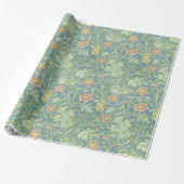 William Morris  Bloemen Dubbele Bough Cadeaupapier (Uitgerold)
