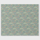 William Morris  Bloemen Dubbele Bough Cadeaupapier (Vlak)