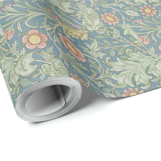 William Morris Bloemen Dubbele Bough Cadeaupapier (Rol Hoek)