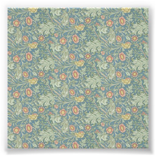 William Morris Bloemen Dubbele Bough Foto Afdruk (Voorkant)