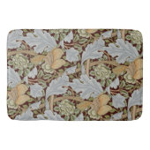 William Morris Bloemen Wit Rood Badmat (Voorkant)