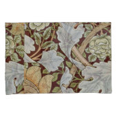 William Morris  Bloemen Wit Rood Kussensloop (Voorkant-Rechts)