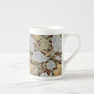 William Morris  Bloemen Wit Rood Porselein Kop