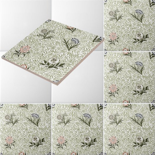 William Morris  bloemenpoederpatroon Tegeltje