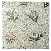 William Morris  bloemenpoederpatroon Tegeltje (Voorkant)