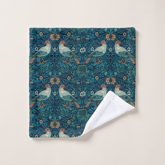 William Morris - bloemenvogels Bad Handdoek (Wasdoekje)