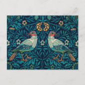 William Morris - bloemenvogels Briefkaart (Voorkant)