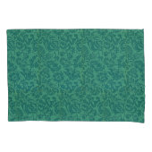  William Morris Bloemmotief Groen Kussensloop (Voorkant-Links)