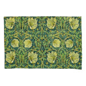 William Morris  Bloempatroon geel groen Kussensloop (Voorkant-Links)
