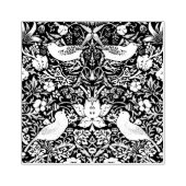 William Morris bloempatroon inktstempel Rubberstempel (Afrduk)