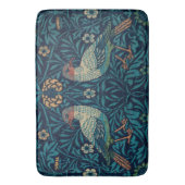 William Morris Blue Birds Pattern Badmat (Voorkant Verticaal)