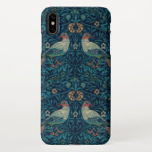 William Morris  Blue Birds Pattern iPhone C iPhone Hoesje (Achterkant)