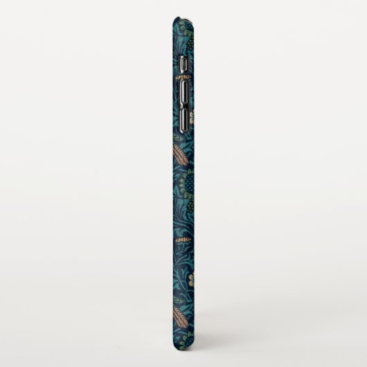 William Morris  Blue Birds Pattern iPhone C iPhone Hoesje (Linkerkant)