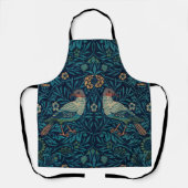 William Morris  Blue Birds Pattern Schort (Voorkant)
