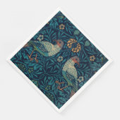 William Morris  Blue Birds Pattern Servet (Hoek)