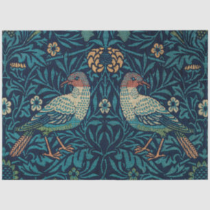 William Morris Blue Birds Pattern Tissue P Tissuepapier