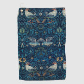 William Morris Blue Birds Tapestry Classic Golfhanddoek (Voorkant)