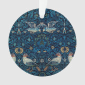 William Morris Blue Birds Tapestry Classic Ornament (voorkant)