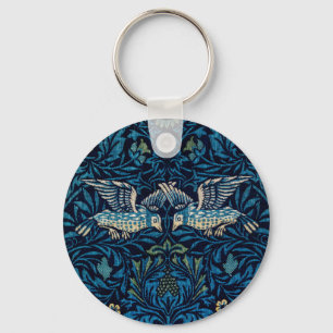 William Morris Blue Birds Tapestry Classic Sleutelhanger