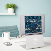 William Morris Blue Birds Tapestry Classic Sticker (Laptop op bureau)