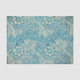 William Morris BLUE EN PEACH FLORAL Tissue Paper Tissuepapier