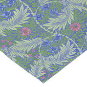  William Morris Blue Ferns en Flowers Korte Tafelloper (Hoek)
