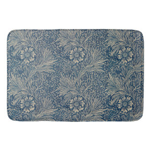 William Morris  Blue Floral Pattern Badmat
