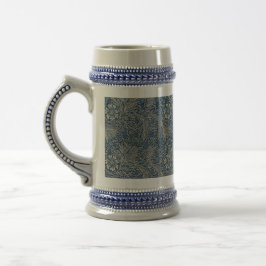 William Morris Blue Floral Pattern Bierpul