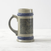 William Morris  Blue Floral Pattern Bierpul (Links)