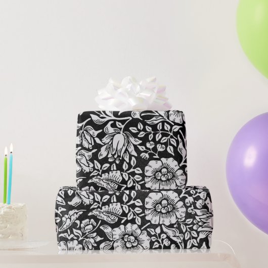 William Morris  Blue Floral Pattern Cadeaupapier (Feestgeschenken)