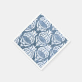 William Morris Blue Floral Pattern Classic Servet (Hoek)