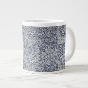 William Morris  Blue Floral Pattern Extra Grote Beker