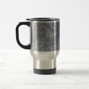 William Morris Blue Floral Pattern Reisbeker