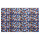 William Morris Blue Grapes Pattern Stof (Fat Quarter)