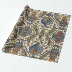 William Morris Blue Iris vintage bloempatroon Cadeaupapier