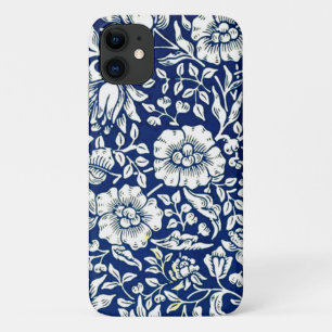 William Morris - Blue Mallow,  patroon iPhone 11 Hoesje