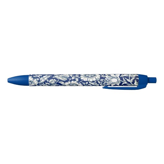 William Morris - Blue Mallow Zwarte Inkt Pen (Bodem)