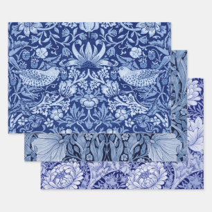William Morris, Blue Monotone Inpakpapier Vel