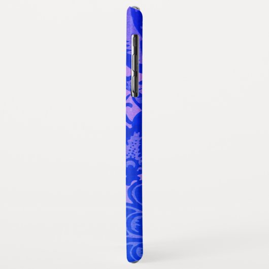  William Morris Blue Pink Botanical Case-Mate iPhone Case (Achterkant/links)