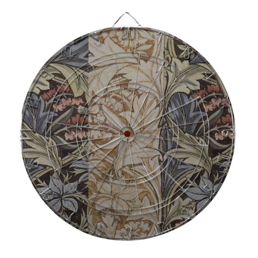 William Morris Bluebell Tapestry Design Dartbord (Voorkant)
