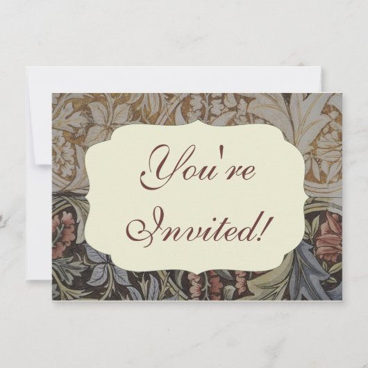 William Morris Bluebell Tapestry Design Kaart (Voorkant)