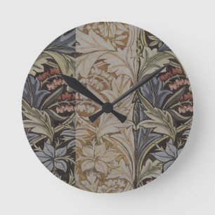 William Morris Bluebell Tapijt Botanische Klassiek Ronde Klok