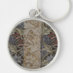 William Morris Bluebell Tapijt Botanische Klassiek Sleutelhanger
