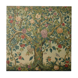 William Morris Boom Des Lebens Vintage Pre-Raphael Tegeltje