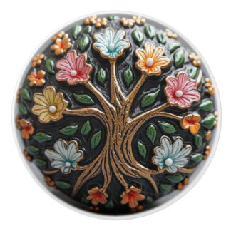 William Morris Boom Des Levens Antieke Pre-Rafaëli Keramische Knop