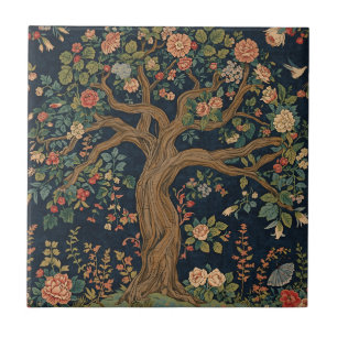 William Morris Boom Des Levens Vintage Pre-Raphael Tegeltje