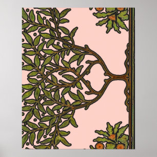 William Morris Boom Fries Behang Bloemmotief Poster