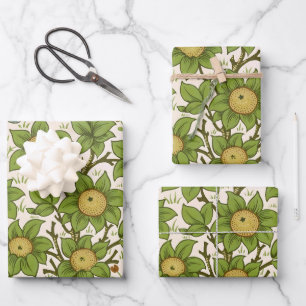 William Morris' Boomgaard Art Nouveau-patroon Inpakpapier Vel